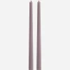 LED Slim Taper Candle Twin Pack 2.3x32 - Light Lavender