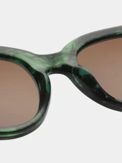 Lilly Sunglasses - Green Marble