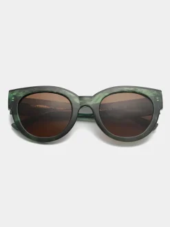 Lilly Sunglasses - Green Marble