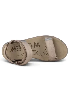 Line Sandals - Silver Mink
