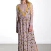 Lisa Dress - Yellow Lace