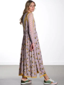 Lisa Dress - Yellow Lace