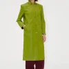 Long Single Breasted Coat - Woodbine