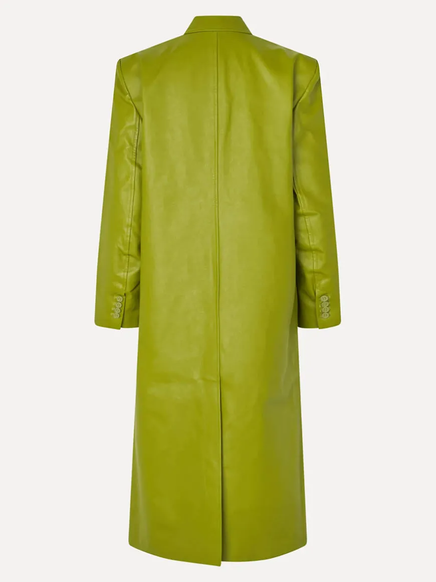 Long Single Breasted Coat - Woodbine