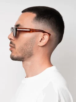 Luna Sunglasses - Gradient Blue Havana/Transparent