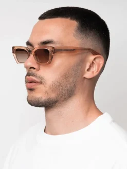 Luna Sunglasses - Gradient Brown Champagne