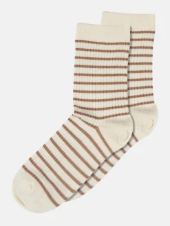 Lydia Ankle Socks - Tawny Brown