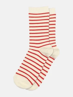 Lydia Ankle Socks - Tomato