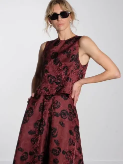 Madine Top - Bordeaux Rose