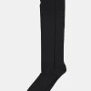 Megan Knee Socks - Black