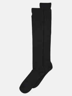 Megan Knee Socks - Black