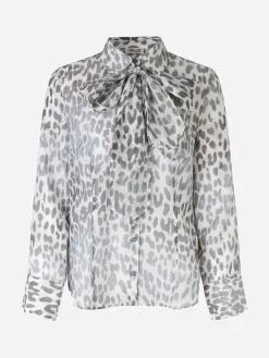 Miranda Shirt - Grey Office Leopard
