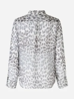 Miranda Shirt - Grey Office Leopard