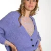 Morgan Cardigan - Purple