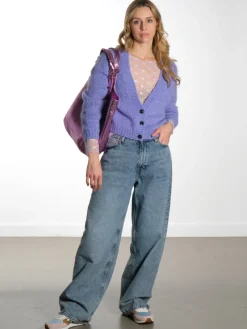 Morgan Cardigan - Purple
