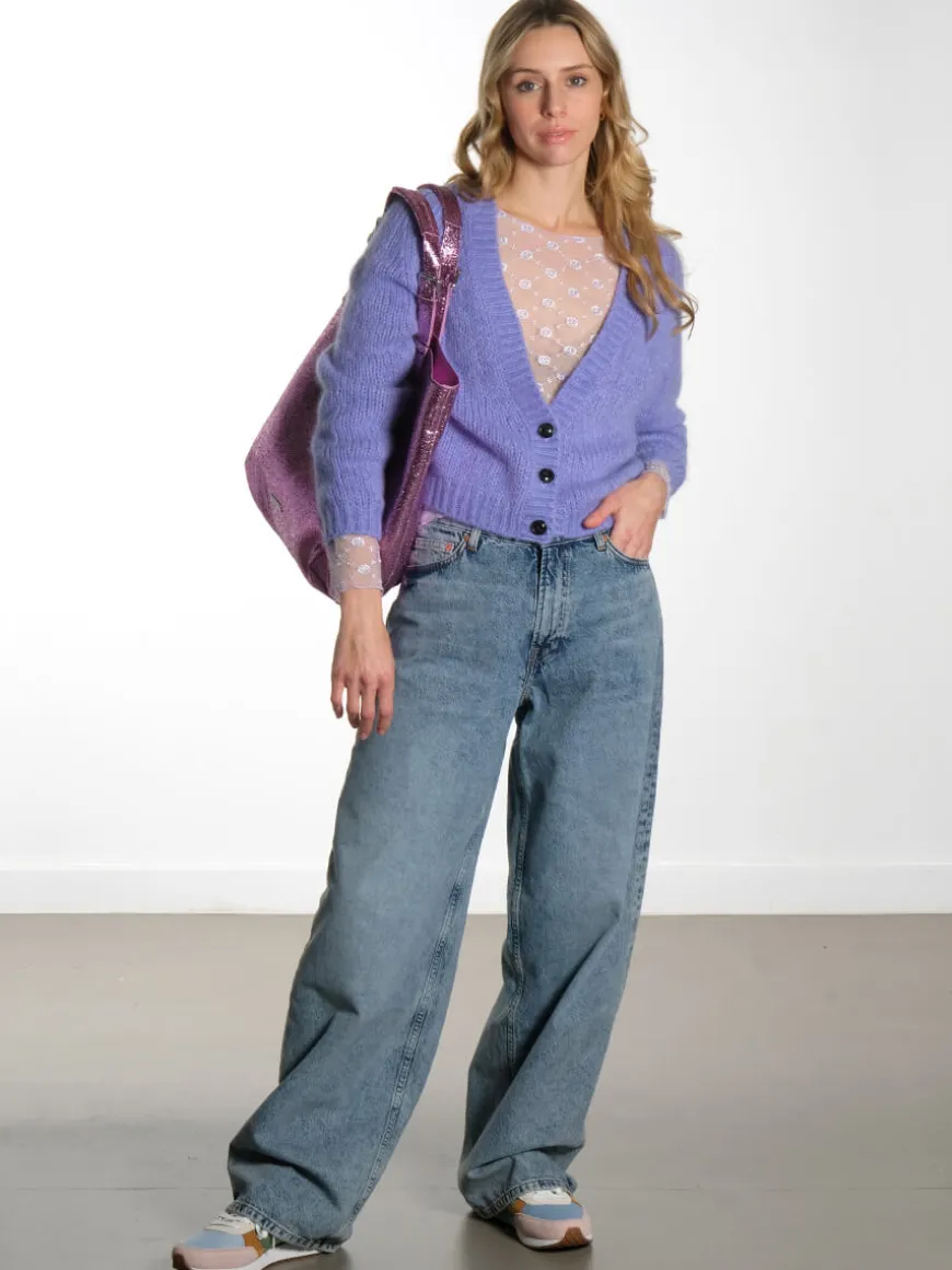 Morgan Cardigan - Purple