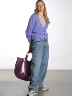 Morgan Cardigan - Purple