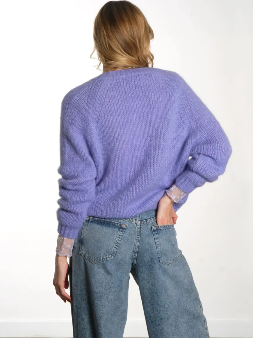 Morgan Cardigan - Purple