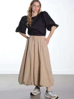 MSJoa Short Sleeve Blouse - Black