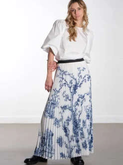 MSJoa Short Sleeve Blouse - Cloud Dancer