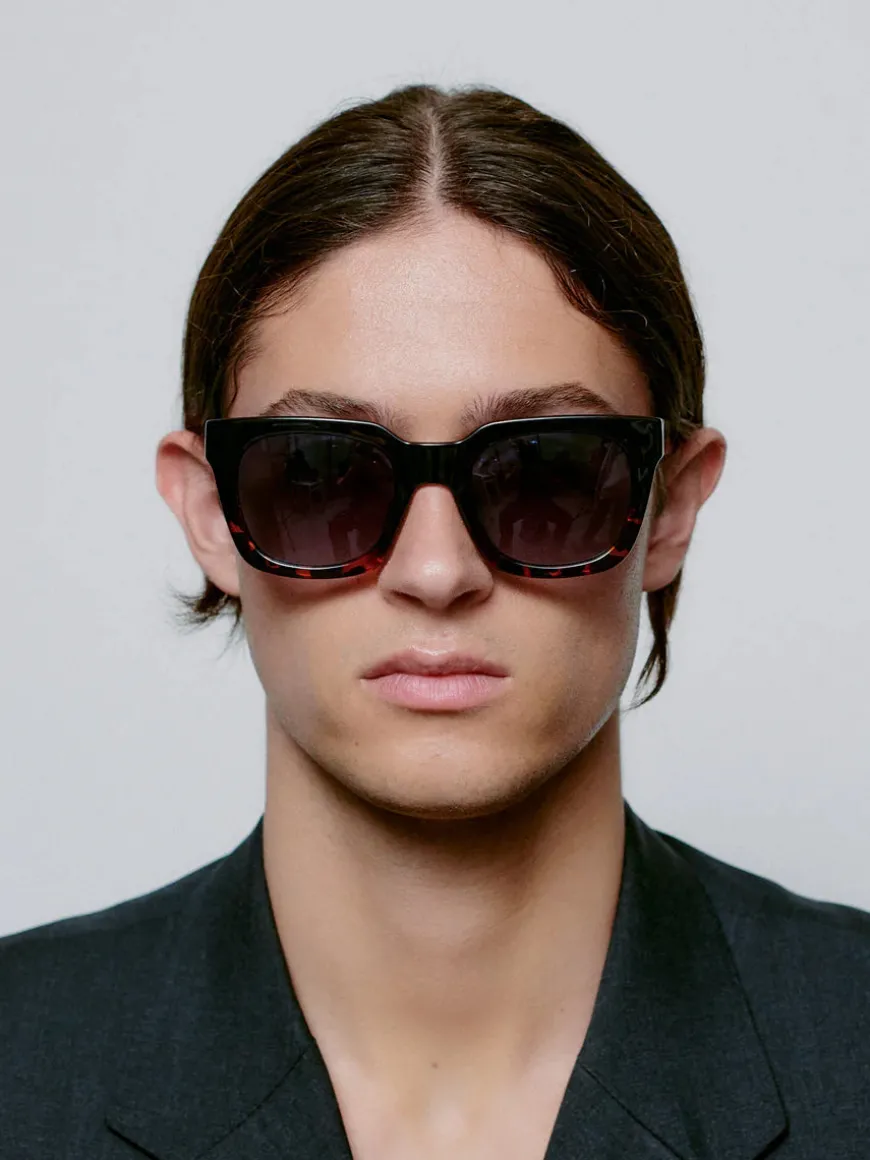 Nancy Sunglasses - Black Demi Tortoise