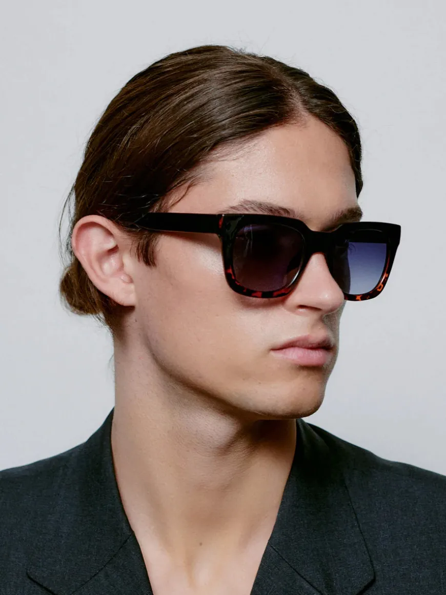 Nancy Sunglasses - Black Demi Tortoise