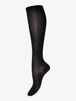 Nelly Knee Socks - Black Glitter
