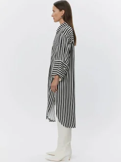 Noe - Striped Viscose - Fluid Stripes