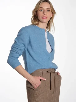 Nor Short Cardigan - Blue Heaven