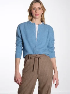 Nor Short Cardigan - Blue Heaven