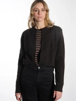 Nor Short Cardigan - Chocolate Torte