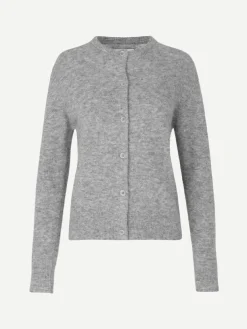 Nor Short Cardigan - Grey Melange