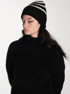 Nudaria Knitted Hat - Caviar