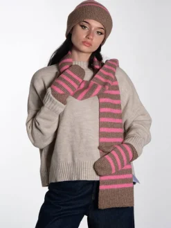 Nudaria Knitted Scarf - Sesame