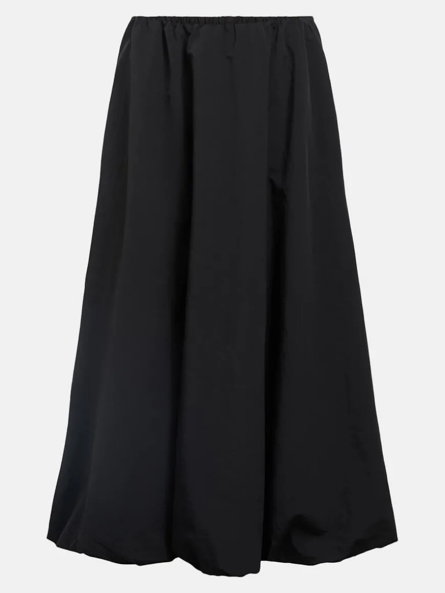 OBJAlda Balloon Maxi Skirt - Black