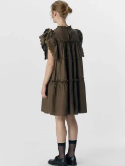 OBJHope Ruffled Mini Dress - Morel