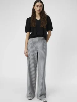 OBJLisa Wide Pants - Cloud Dancer Sky Captain