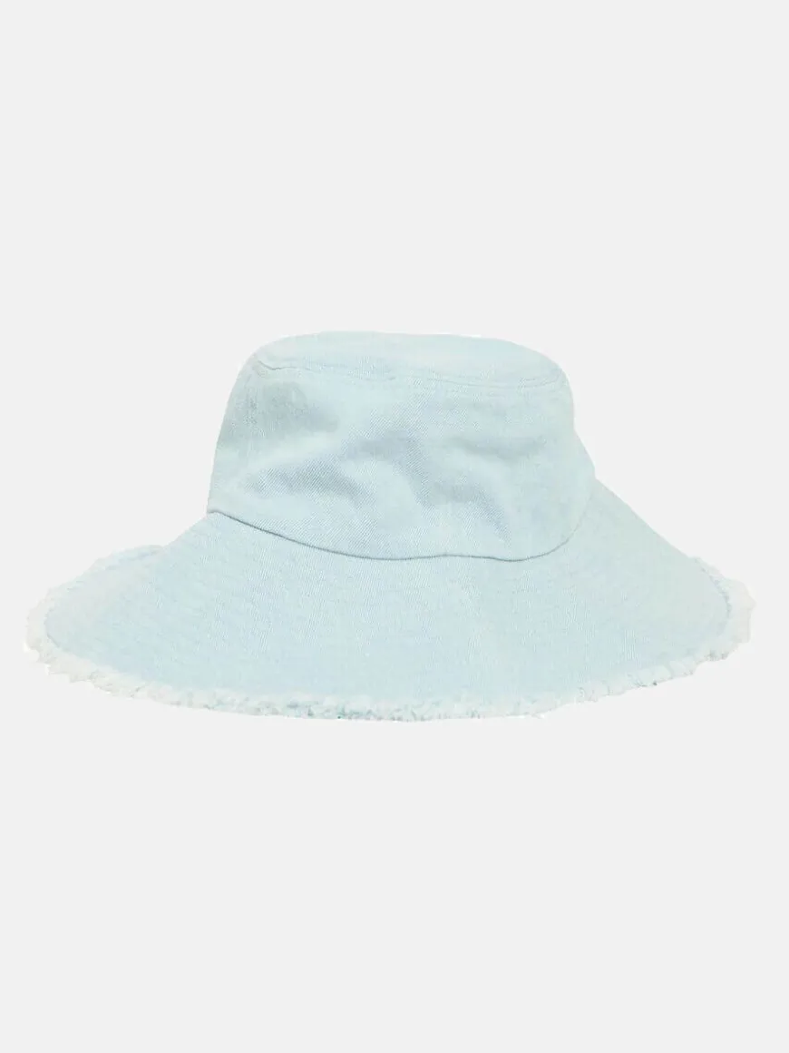 OBJLuana Denim Bucket Hat - Light Blue