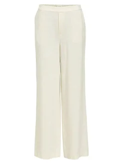 OBJSanne Wide Leg Trousers - Sandshell
