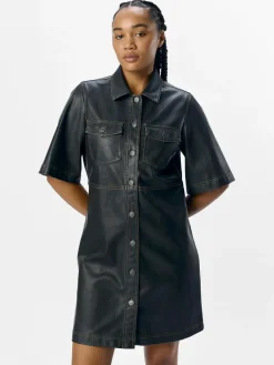 OBJScarlet PU Mini Dress