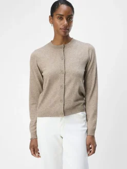 OBJThess Cardigan - Desert Taupe