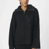 OBJTotalya Half Zip Pullover - Black