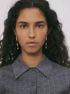 Oculus Earrings - Gold