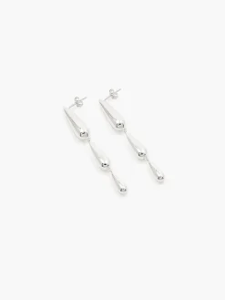 Oculus Earrings - Silver