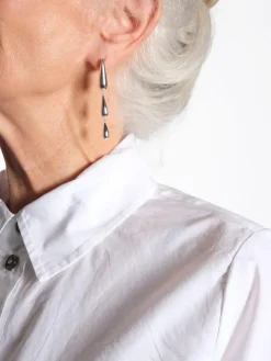 Oculus Earrings - Silver