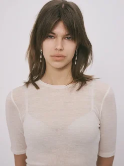 Oculus Earrings - Silver