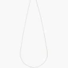 Oda Floating Stone Necklace - Silver - No. 15033