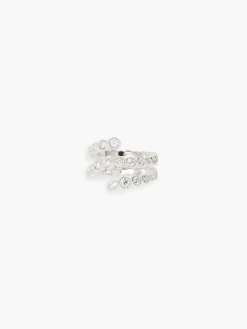 Odette Spiral Ring - Silver
