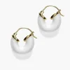 Petit Swell Hoops - White