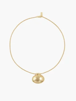 Reflection Pendant Necklace - Gold